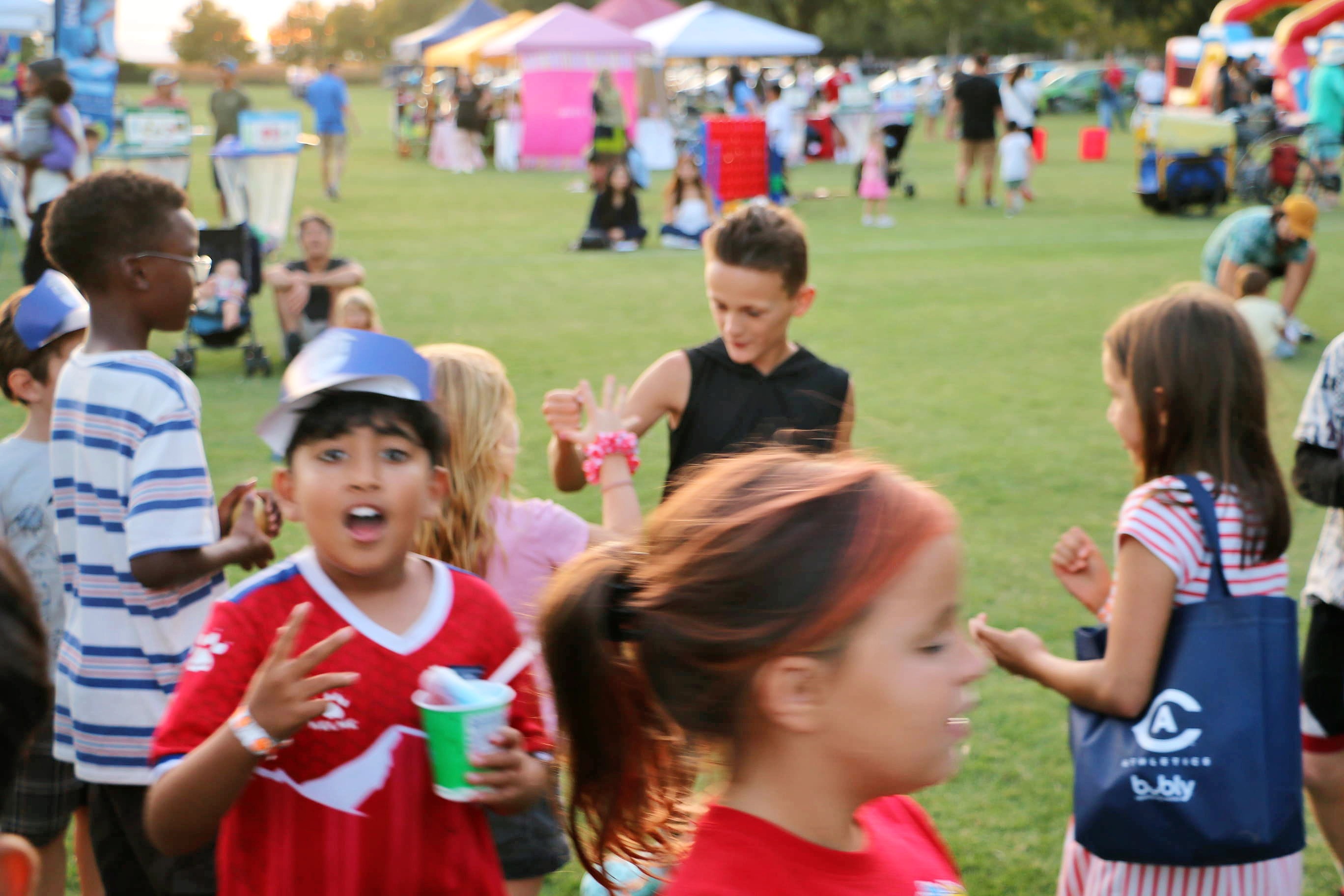 Kids dancing at Family Fun Fest