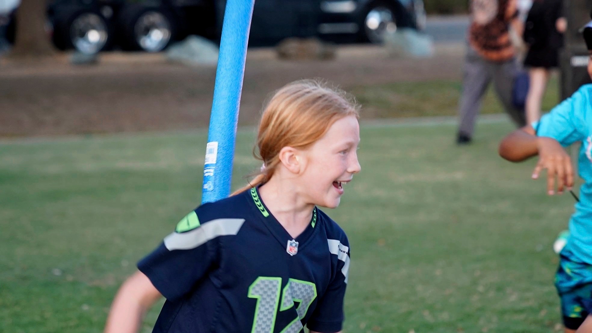 Kids dancing at Davis community event